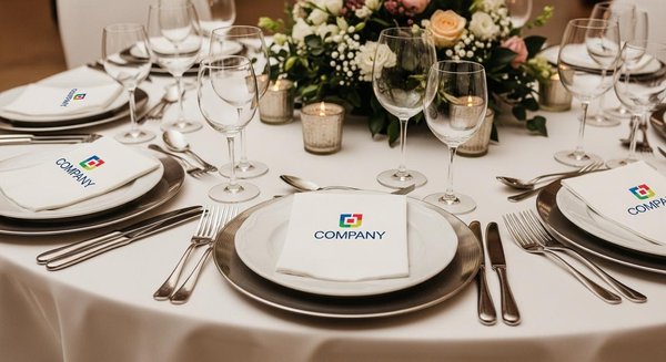 Les serviettes en papier personnalisées : un atout marketing pour vos événements